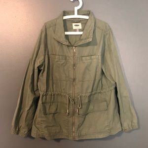 Light green utility jacket, size XXL tall